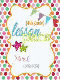 4th Lesson Plan Binder Cover Lesson Plan Binder Lesson Plan Templates Lesson Plan Template Free