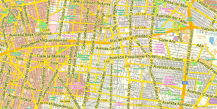 Ciudad de méxico), the most important economic, industrial and cultural center and the national capital of mexico. Mexico City Map Vector Exact City Plan Low Detailed Street Map Editable Adobe Illustrator In Layers 033