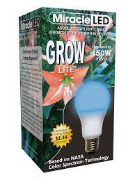 Miracle Led 174 Grow Light Bulb Blue In 2021 Led Grow Light Bulbs Grow Light Bulbs Grow Light Fixtures
