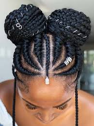 This hairstyle would be a nice choice to your next formal event. Two Braids In The Front With A Bun Novocom Top