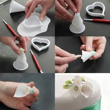 Flor Copo De Leite Pasta Americana De Bolo Gum Paste Flowers Cake Cake Decorating Kits Cake Decorating Tutorials
