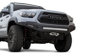 For the 2016+ toyota tacoma comprised of 3/16 and 1/4 inner structure our off road truck bumpers are all precision crafted and are designed to be easily installed on many trucks. Tacoma Bumper Shop Toyota Tacoma Honeybadger Front Bumper