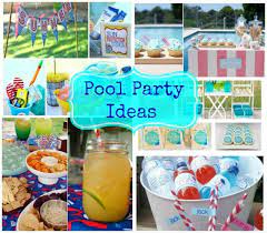 Easy Pool Party Ideas Pool Birthday Party Pool Party Pool Party Favors