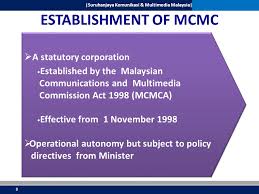 § the communications and multimedia act 1998 (cma 1998) is the main legislation that regulates the converging communication and multimedia industries. 1 Suruhanjaya Komunikasi Multimedia Malaysia Broadcasting Regulations In Malaysia Under The Communications And Multimedia Act Th Abu Copyright Ppt Download