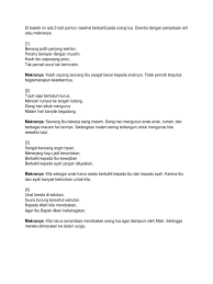 Maybe you would like to learn more about one of these? Di Bawah Ini Ada 5 Bait Pantun Nasehat Berbakti Pada Orang Tua