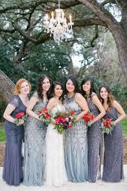 Victoria And Justin S Wedding In Austin Texas Mix Match Bridesmaids Dresses Vintage Bridesmaid Dresses Wedding Bridesmaid Dresses