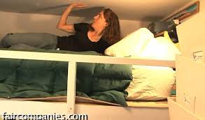 Find out how one mom made a 90 square foot bedroom perfect for her little girls to share. Felice Cohen Who Lived In New York City S Smallest Apartment Gives Tour Of New Home Daily Mail Online