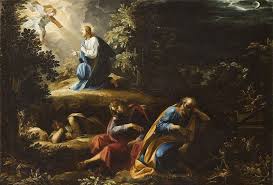 Christus Im Garten Gethsemane Giuseppe Cesari Gartenmalerei Christus Und Apostel