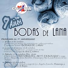 Estás a punto de celebrar tu séptimo aniversario de boda! El Grupo De Arte Creattica Celebra Sus Bodas De Lana