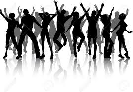 Find vectors of dancing silhouette. Zingende Mensen Google Zoeken People Dancing Dance Silhouette Silhouette Images