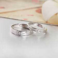 Crafted with care and painstaking attention to detail, these. Silver Pair Rings Couples Promise Rings Sets