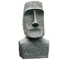 Design Toscano Large Easter Island Moai Head Qvc Com In 2020 Easter Island Easter Island Moai Easter Island Statues