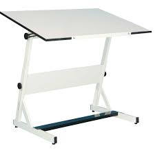 Save On Discount Utrecht Contemporary Drafting Table Tiltable White Melamine Top More At Utrecht Diy Table Top Diy Table Furniture