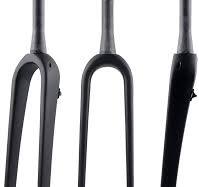 Carbon Fiber Road Bike Front Fork 700C Rigid Fork Disc Brake ...