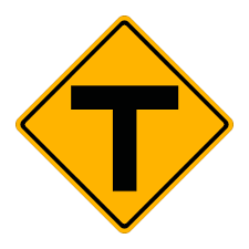 Black And Yellow Sign On Road Warning Signal Road Signs Signs Traffic Signs