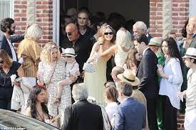 Vanessa stunned in a simple tweed blazer, cream coloured shirt, and black trousers. Vanessa Paradis Marries Director Beau Samuel Benchetrit Daily Mail Online