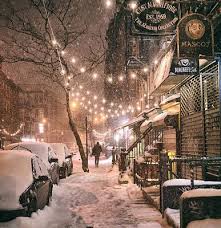 New York City Winter Snow Scene East Village By Vivienne Gucwa In 2021 New York City Christmas Nyc Christmas New York Christmas