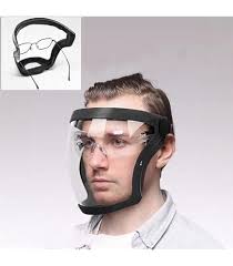 SB Components Safety Pack of 10 Reusable Face Shield with Glasses Face  Visor Transparent Anti-Fog Film Protects Eyes and Face : Amazon.com.au:  Health, Household & Personal Care
