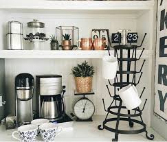 Black And White Cafe Ideas Black And White Coffee Station Cafe Bar En Casa Muebles De Cafe Rincon Del Cafe