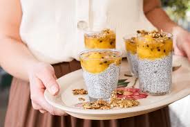 Passionfruit and mango chia seed ...