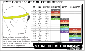 bike helmet size chart