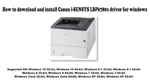 Canon imageclass lbp312dn driver system. How To Download And Install Canon I Sensys Lbp6780x Driver Windows 10 8 1 8 7 Vista Xp Youtube