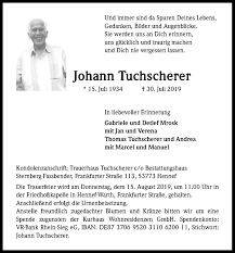 On the road with the camera: Traueranzeigen Von Johann Tuchscherer Wirtrauern