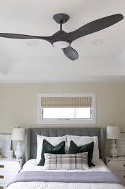 The fan features five reversible blades to customize the look of the fan. Stylish Contemporary Bedroom Ceiling Fans The Diy Playbook Ceiling Fan Bedroom Best Fan For Bedroom Living Room Ceiling Fan