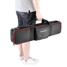 Neewer Large Photo Studio Lighting Equipment Carrying Bag 30x7x3 7 Inches With Shoulder Strap And Handle For Light Stand Tripod Umbrella Monolight Led Light Flash And Other Accessories Black Red Neewer Photographic