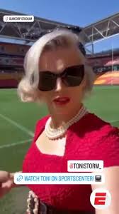 1 Year ago today we got this video of Toni promoting the upcoming AEW Grand  Slam Australia Show! The way her accent changed out of nowhere HELP 😭,  #tonistorm #aew #aewdynamite #explorepage, ...