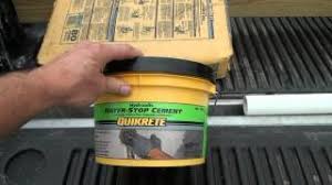 Follow this link for concrete block foundations. Basement Wall Leaks Repairing And Stopping Leaks Youtube