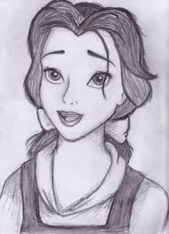 Belle Makes Me Laugh Because I Have The Same Issue With My Hair One Piece Is Always In Disney Princess Drawings Disney Art Drawings Easy Disney Drawings