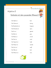 Adjektive Wieworter In 2020 Unterricht Lesen Adjektive Grundschule Deutsch Nachhilfe