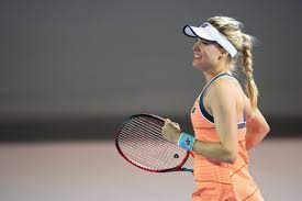 Джорджи вела на нем 6:2, но. Bouchard Sorribes Tormo To Meet In Guadalajara Final
