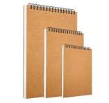 3Pack Sketchbook Spiral Bound Hardback Sketch Pad Drawing Pad for Artists A3 A4 A5 Art Books 160gsm Recycled White Drawing Paper : Amazon.co.uk: Home ...