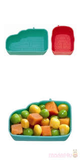 Mini Recipients Vert Et Rouge En Forme De Trains Pour Boite A Bento In 2020 Bento Box Food Lunch Box