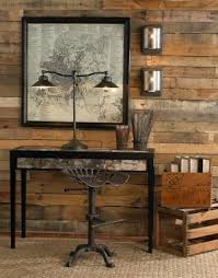 The Old Tractor Seat Is Awesome Love This Wood Pallet Wall And The Beautiful Decor Items And Furniture Displayed Decor Pallet Furniture Designs Pallet Wall