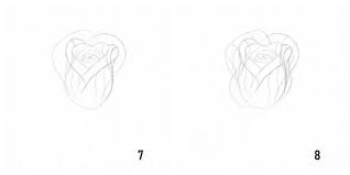 Come Disegnare Fiori Realistici Rosa Petali Disegno Matita Fogli Bianco Abbozzo Come Disegnare Come Disegnare Fiori Disegni