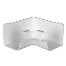 Amerimax Home Products White Vinyl K Style Inside Mitre M0504 The Home Depot White Vinyl Vinyl Gutter Vinyl