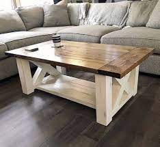 23 Amazing Diy Coffee Table Ideas You Should Use Today Enthusiasthome Diy Farmhouse Coffee Table Coffee Table Farmhouse Coffee Table Plans