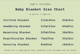 Blanket Sizing Guide For Crochet And Knitting Sizes In Metric And Imperial Crochetdictiona Crochet Blanket Sizes Crochet Baby Blanket Sizes Baby Blanket Size