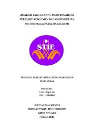 Maybe you would like to learn more about one of these? Proposal Skripsi Manajemen Pemasaran Docx