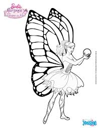 Dessin barbie à imprimer gratuit. Un Coloriage De Barbie Mariposa Avec Une Boule Magique A Imprimer Gratuitement Ou Colorier En Ligne Sur Helloki Coloriage Barbie Coloriage Coloriage Princesse