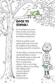 Pin By Carma Cameron On Education Back To School Poem Poems About School Poetry For Kids