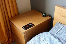 Wireless Charging Pad Hidden In Ikea Bedside Table Ikea Hackers Bedside Table Ikea Ikea Bedside Ikea Hackers