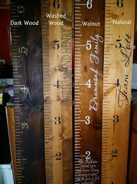 Wooden Height Chart Childrens Growth Chart Giant Wooden