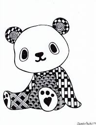 Panda Bear Drawing Etsy In 2021 Panda Bear Art Bear Drawing Bear Art