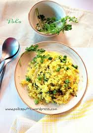 Poha Matar Poha Polka Puffs Poha Recipe Dinner Matar Recipe