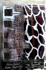 Brown Giraffe Printed New 13pc Bathroom Shower Curtain Set W Metalic Hooks Bathroom Shower Curtain Sets Giraffe Room Giraffe Print