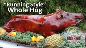 Smoking A Running Style Whole Hog - Youtube